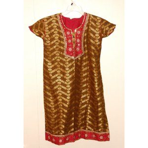 Indian Kaftan  Sz 40 44  Large Beautiful Dress costume cosplay Prop